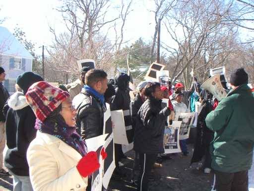 Memorial demonstration photo