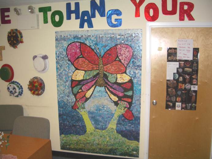 Community Living Room entrance, photo